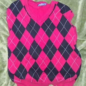Argyle sweater vest